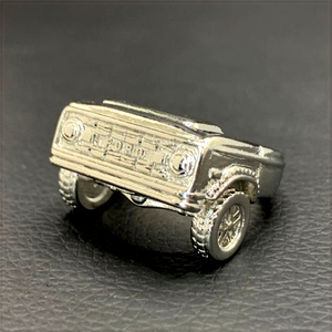 [RING] 925 Silver Plated FORD BRONCO フォード ブロンコ アメ車 4WD SUV トラック フロント デザイン シルバー リング 24号