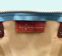 1980s Polo Ralph Lauren Leather boston bag XLarge ヴィンテージ ポロラルフローレン レザーボストンバッグ グリーン TALON 旅行バッグ_画像8