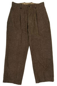 極美品 1953 German army Wool pants W32 L27.5 50s ヴィンテージ ミリタリー ドイツ軍 ウールスラックスパンツ