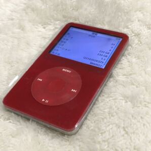 Apple iPod classic 第5世代 30GBから256GB 赤カラー カスタムの画像1