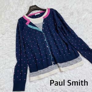 Paul Smith ポールスミス ニット セーター 薄手 ウール ドット XL