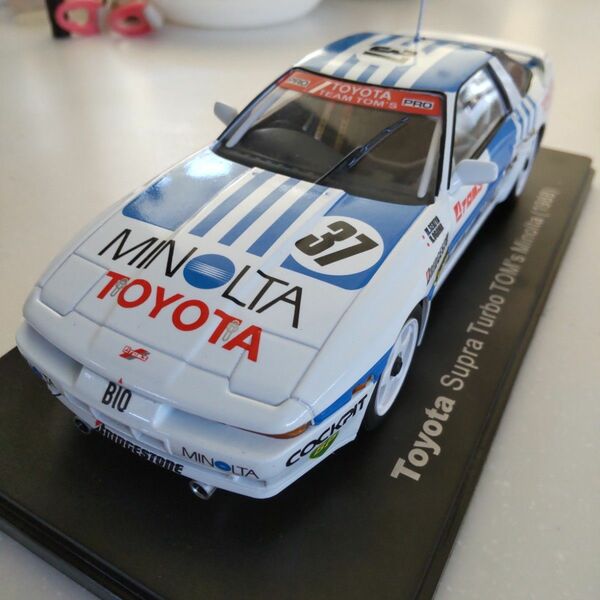 TOYOTA 国産名車 1/24 トヨタ　スープラ　ミノルタ　トムス