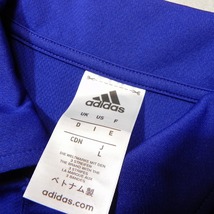 ☆未使用品☆JFA☆サッカー 日本代表☆adidas☆アディダス☆ASA☆朝日新聞☆半袖 ポロシャツ☆サイズL☆青 ブルー★e_画像4