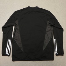 美品 ★ 大きいサイズ 2XL ★ adidas アディダス ジップアップ ジャージ トップス 黒 ブラック アディダスジャージ AEROREADY ★b_画像2