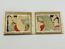 「肉筆春画帖」二種 各12図｜和本 古典籍 絵本 艶本 春画 絵入本 浮世絵 秘画 あぶな絵_画像5