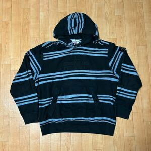 Supreme Stoneisland Warp Stripe Hooded Sweatshirt 【XL】シュプリーム　ストーンアイランド