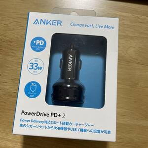 新品 Anker PowerDrive PD 2 USB Power Delivery対応 PowerIQ搭載 コンパクトサイズ Android各種対応 ブラック