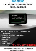 新品 MSSS対応 ユピテル レーザー&レーダー探知機 SUPER CAT A1100a 無線LAN搭載 フルスペック 日本製 3.6インチ液晶_画像4