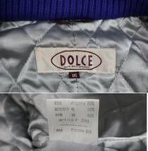 DOLCE ドルチェ　チェック柄 中綿入りウールジャケット/サイズ3(L～LLくらい)_画像10
