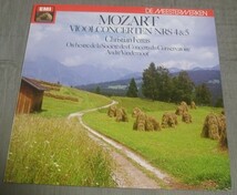 フェラス・ヴァンデルノート/モーツァルト;ヴァイオリン協奏曲4,5♪ 欧EMIステレオ_画像1