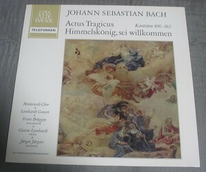 レオンハルト・コンサート/バッハ;カンタータ106,182♪ 独テレフンケン金扇ステレオ