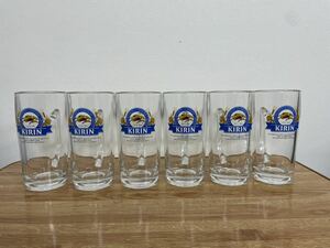 Y-0875[KIRIN beer jug 6 point set unused goods box less . details unknown ]