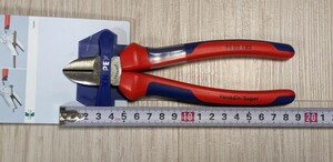 クニペックス (KNIPEX)180㎜　7002-180（SB） 斜ニッパー 新品未使用