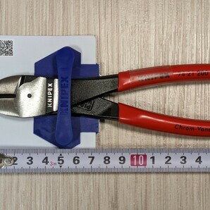 クニペックス【KNIPEX】200㎜7421-200（SB） 強力型斜ニッパー（ベントタイプ） 新品未使用★在庫あり