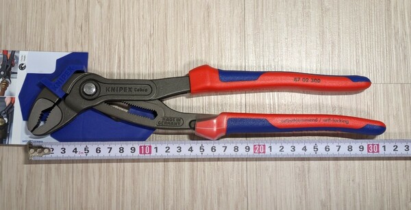 クニペックス【KNIPEX】300㎜8702-300（SB）コブラウォーターポンププライヤー　新品未使用★在庫あり