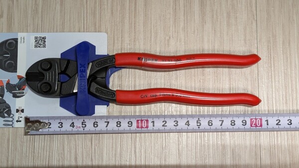 クニペックス【KNIPEX】200㎜ 7131-200 小型クリッパー リセスツキ(SB)ボルトカッター★在庫あり★ 新品未使用