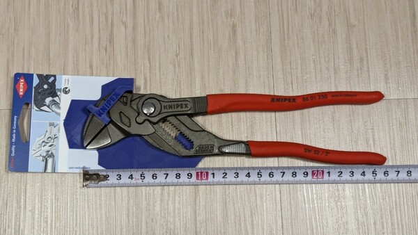 クニペックス【KNIPEX】250㎜ 8601-250（SB）プライヤーレンチ 新品未使用★在庫あり