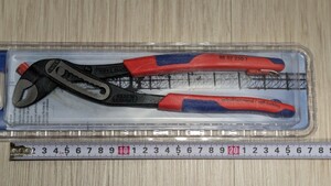 クニペックス【KNIPEX】250㎜　8802-250TBK アリゲーターウォーターポンププライヤー　落下防止　新品未使用★在庫あり