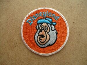 80s Disneylandディズニーランド『ビッグアル』ワッペン/ヴィンテージ刺繍ディズニーDisneyカントリーベアPATCHシアター キャラクター S95