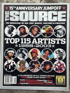 希少 洋書 SOURCE Magazine ソウスマガジン Hip-Hop Rap ブラック ファッション カルチャー 2003 Aug