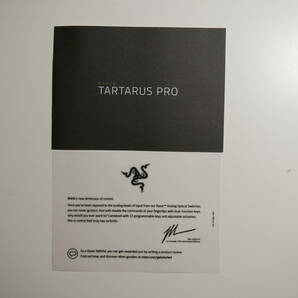 Razer Tartarus Pro 左手用ゲーミングキーパッド〈Classic Black〉RZ07-03110100-R3M1の画像6