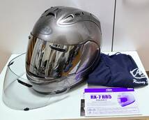 アライ　ヘルメット　RX-7 RR5　Mサイズ　ミラーシールド付き　Arai_画像1