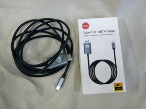 G2-10 USB TypeC HDTV CABLE 変換ケーブル 2M 接続ケーブル 【4K 60Hz】 UHD TH001 映像出力 タイプC USB-C NO.A41-00161-A56-11 Macbook12