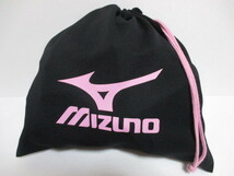 2個セット ミズノ★MIZUNO シューズバッグ/巾着袋 黒 ブラック 紺 ネイビー スポーツ マルチ バッグ 男女兼用 大人 一般 Jr キッズ 学生 1_画像5