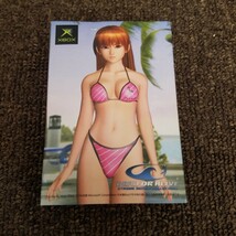 DEAD OR ALIVE Xtreme Beach Volleyball Xboxソフト予約特典 トランプ 未開封_画像1