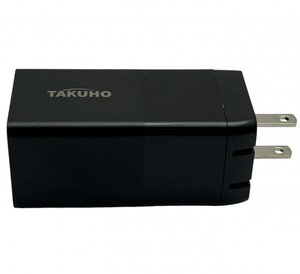 新品 TAKUHO 急速充電器 Type-C 65W GaN Wall Charger 3ポート(USB-A/USB-C ) iPhone充電器 折りたたみ式 Android その他USB-C機器対応