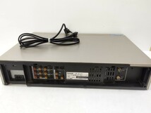 管理0955 Panasonic パナソニック S-VHS ビデオデッキ NV-SV1 リモコン欠品 サビ有り ジャンク_画像5