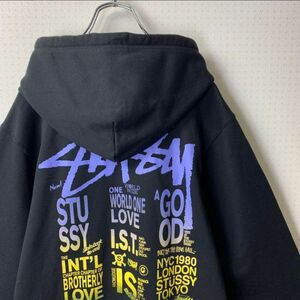 《最終値下げ》STUSSY　スウェットパーカー　L