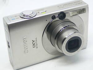 ★送料：クリックポスト送料185円★メディア＋バッテリー2個他オマケ！Canon-IXY-DIGITAL25IS：シルバー【USED：動作確認済】