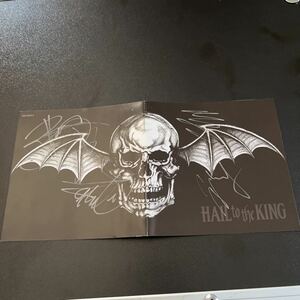 AVENGED SEVENFOLD 直筆サイン入り　アベンジドセブンフォールド　HAIL TO THE KING A7X