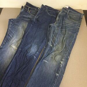 LEVIS リーバイス デニムパンツ 3本セット 511 For over 140 years / 504 For over 135 years W31 W32 W33 ジーンズ