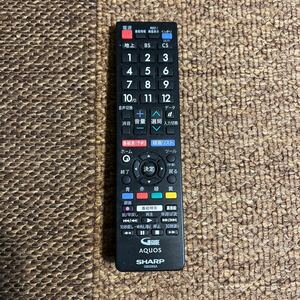 SHARP アクオス シャープ テレビリモコン GB228SA 赤外線確認済　消毒剤