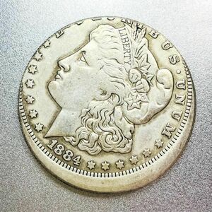 モルガン エラーコイン 1ドル銀貨 1884年 O　レプリカコイン