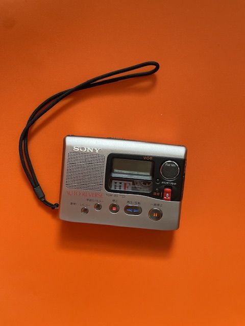 動作確認済】美品 SONY製M-101マイクロカセットレコーダー【昭和レトロ