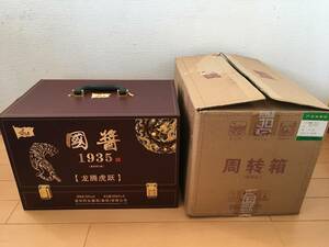 2023年制 中国貴州釣台国醤酒業「国醤酒1935 龍騰虎躍」醤香型白酒500ml*6本 中国酒 未開栓 新酒 高級箱入り