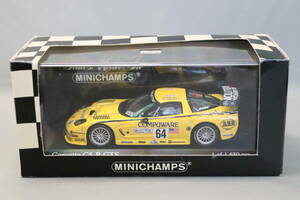 ミニチャンプス シボレー コルベット C5-R GTS 2004 ル・マン24時間（Minichamps Chevrolet Corvette C5-R GTS 24h Le Mans）1/43スケール