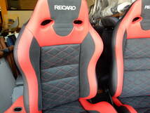 recaro SR カスタム　アルカンターラ使用　張替済み未使用　2脚セット　内装～リヤーシート張り替え～可能です_画像6