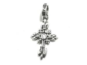 ☆ СПИСКА ЦЕНА 25 300 ОДНЕКОГО РОЖИЧЕСКОГО ОРУСА FDL Cross Charm Flare Delis Cross Charm Top Top Silver 925 ☆