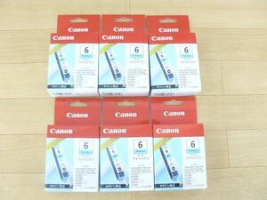 新品未開封訳あり canon キヤノン 純正インクカートリッジ BCI-6PC シアン 6個セット /F6-8795在