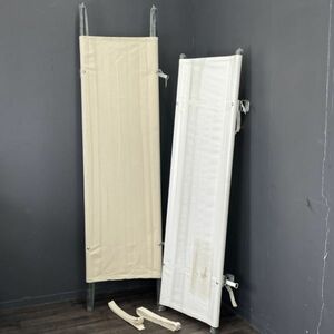 .. stretcher 2 point set approximately 54×180×15cm approximately width 55×210×15cm folding disaster person life .. vinyl trim cloth-covered long-term keeping goods / 55330