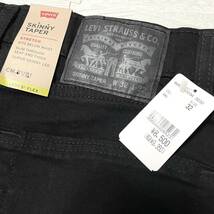 Levi's リーバイス スキニーテーパードパンツ W32L32 ブラック_画像6