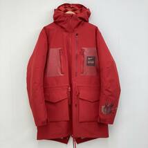 19AW NIKE × UNDERCOVER アンダーカバー 3-Layer Fishtail Parka ダウン ライナー付き フィッシュテイル コート 赤 3030565_画像2