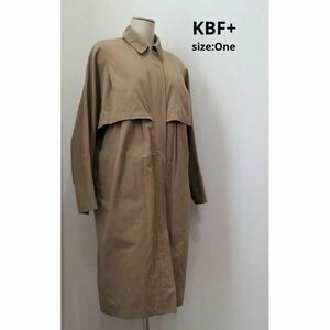 ケービーエフプラス KBF+ オーバーストームシールドコート 裏地付 ベージュ