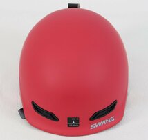 ◇開封未使用◇ SWANS H-60 S SAL(FR2-Y-1) SKI用ヘルメット ※サイズ：S（53-56ｃｍ） カラー：SALMON (2830938)_画像2