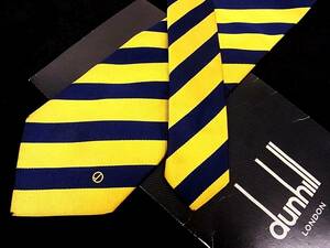 *E8154N* stock disposal SALE*[dunhill] Dunhill [ Logo go in / stripe ] necktie 