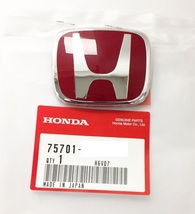 ★新品 未使用 HONDA CIVIC シビック 3D EP3 タイプR用 H フロント リヤー エンブレム 2点セット ホンダ 純正部品_画像4